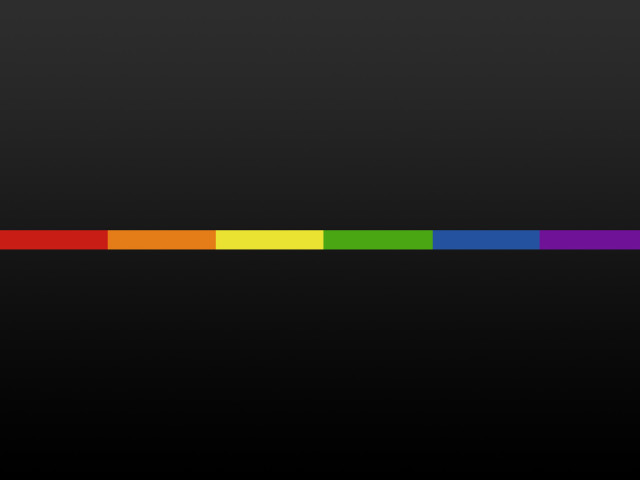 Rainbow line black background minimalist free wallpaper for desktop - medium preview image
