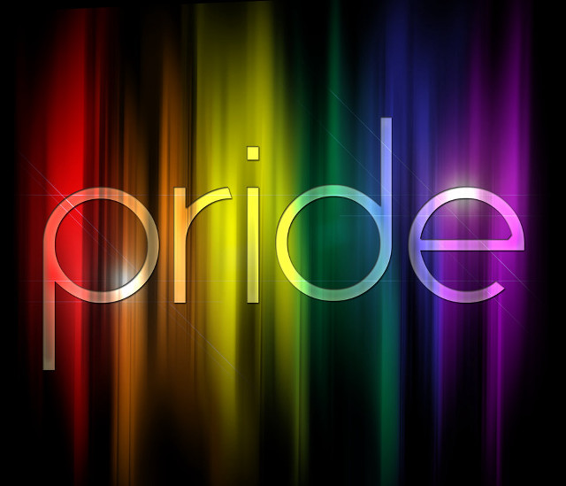 Colorful word black background rainbow free wallpaper for desktop - medium preview image