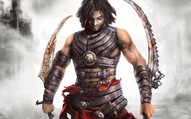 Man armor two swords demon free wallpaper for desktop - medium preview image