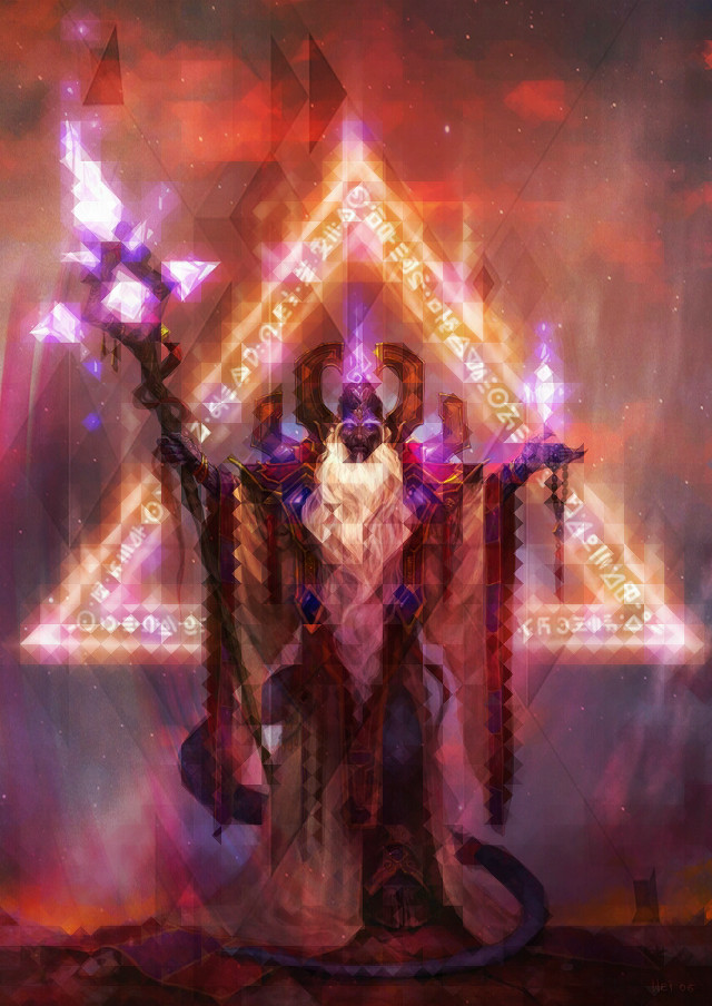 Strange face strange body triangle free wallpaper for mobile - medium preview image