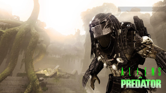 Predator sci fi environment green free wallpaper for desktop - medium preview image