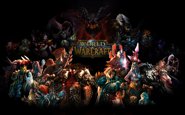 World of warcraft characters dark free wallpaper for desktop - medium preview image