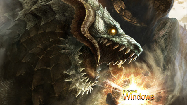 Dragon glowing eyes eyeball mouth free wallpaper for desktop - medium preview image