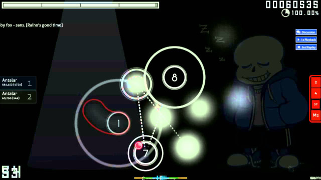 Cartoon character playing game flashlight free wallpaper for desktop - medium preview image