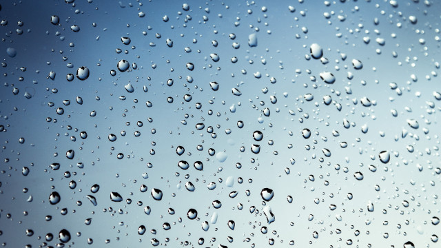 Window water drops blue sky #2 free wallpaper for desktop - medium preview image