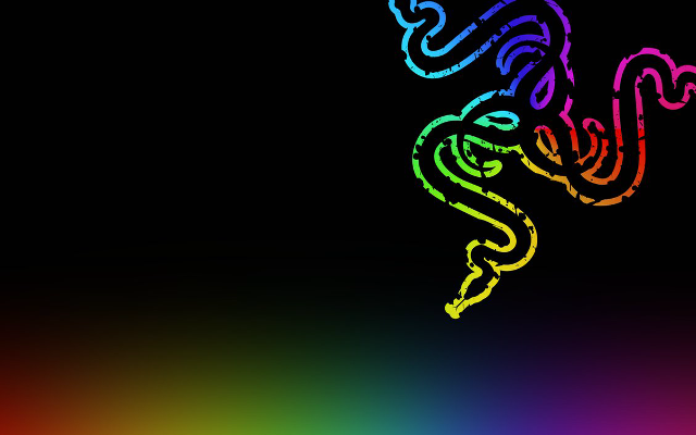 Colorful lizard black background rainbow free wallpaper for desktop - medium preview image