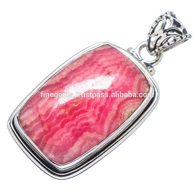 Pink stone pendant chain white free wallpaper for tablet - medium preview image
