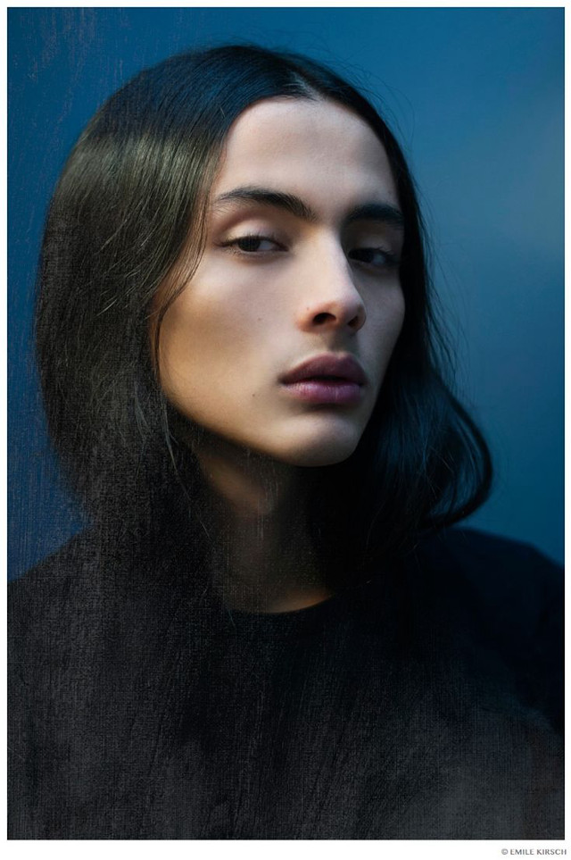 Woman long hair black shirt #12 free wallpaper for mobile - medium preview image