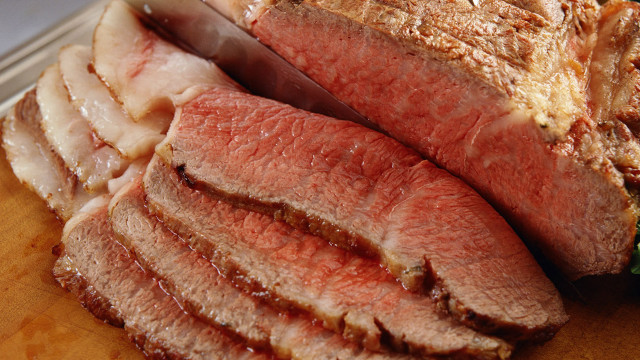 Sliced meat cutting board knife free wallpaper for desktop - medium preview image