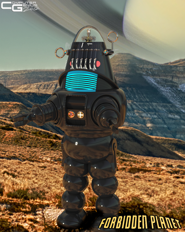 Robot field mountain planet cloudy free wallpaper for mobile - medium preview image