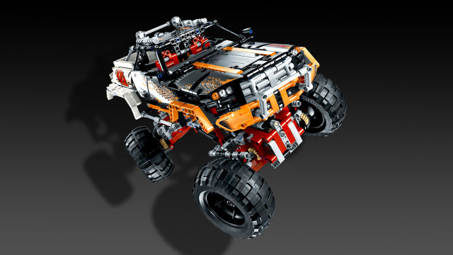 Lego monster truck large tires free wallpaper for desktop - medium preview image