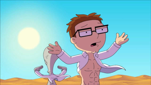 Cartoon character with glasses and #2 free wallpaper for desktop - medium preview image