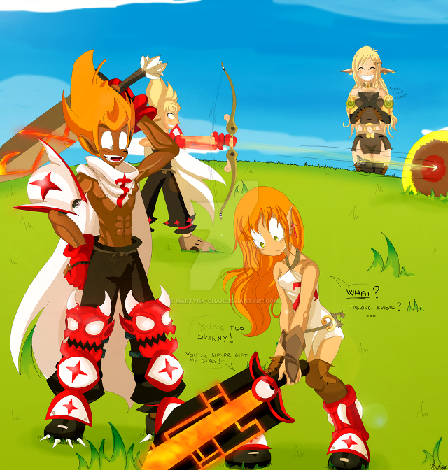 Cartoon characters field sword mushroom free wallpaper for tablet - medium preview image