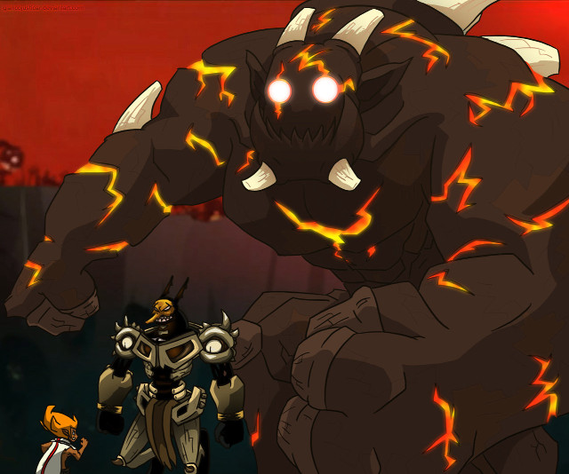 Cartoon demon character fantasy art #3 free wallpaper for desktop - medium preview image