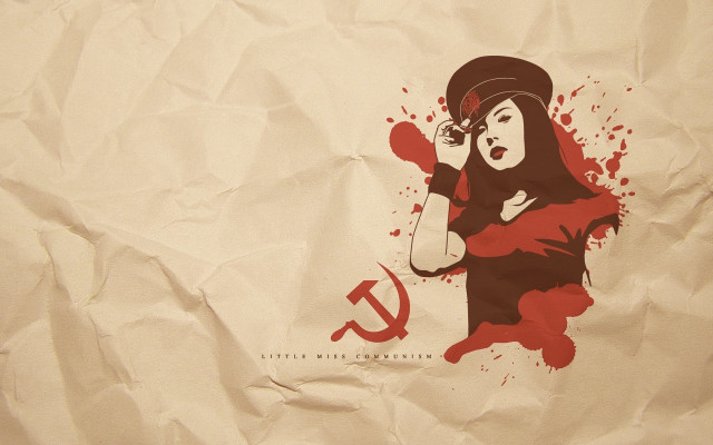 Woman hammer hat paper red free wallpaper for desktop - medium preview image