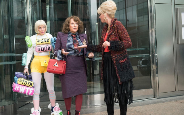 Three women outside building talking free wallpaper for desktop - medium preview image