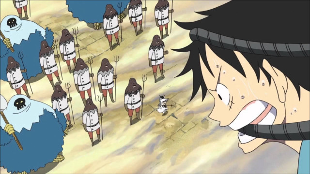 Cartoon man hat sword group free wallpaper for desktop - medium preview image