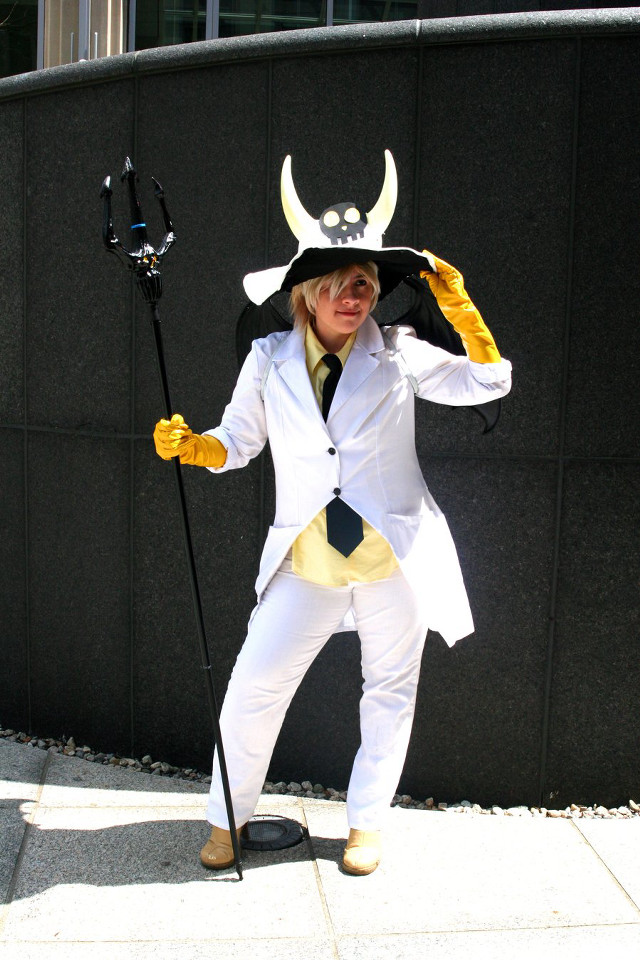 Man costume horned hat cane free wallpaper for mobile - medium preview image