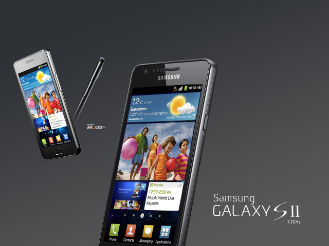 Samsung galaxy sii phone pen free wallpaper for desktop - medium preview image