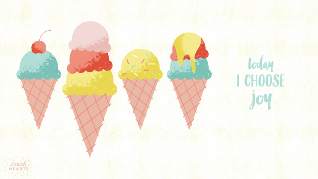 Ice cream cones cherry today free wallpaper for desktop - medium preview image