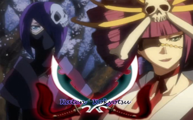 Anime couple skull head image free wallpaper for desktop - medium preview image