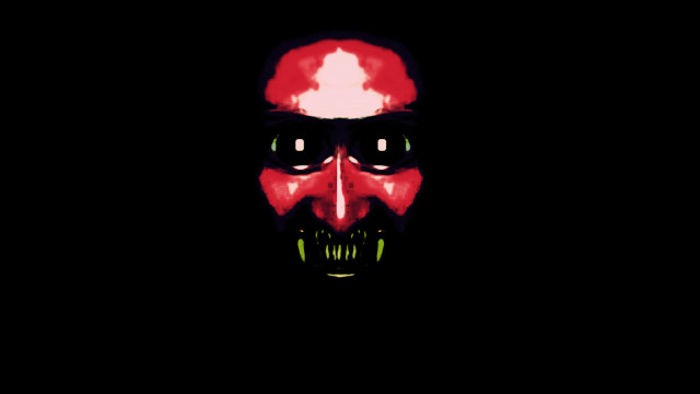 Demonic face red helmet black free wallpaper for desktop - medium preview image