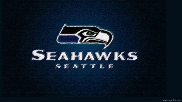 Seattle football team logo dark #2 free wallpaper for desktop - medium preview image