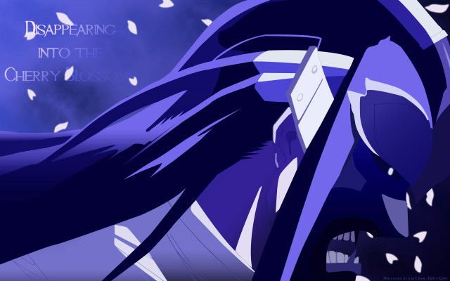 Purple anime character long hair free wallpaper for desktop - medium preview image