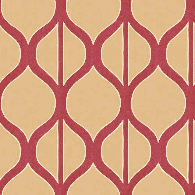 Red beige wallpaper geometric design free wallpaper for tablet - medium preview image