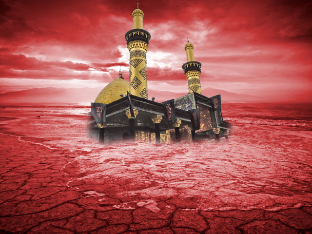 Building water red sky background free wallpaper for desktop - medium preview image