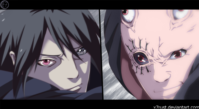 Anime characters red eyes black #2 free wallpaper for desktop - medium preview image