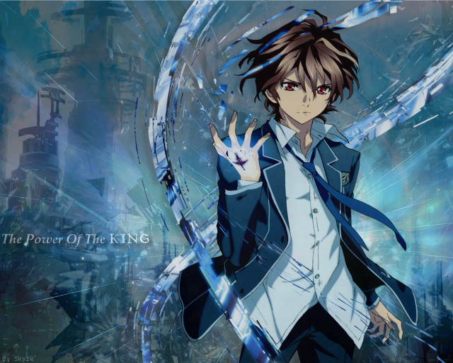 Man blue jacket sword blue free wallpaper for desktop - medium preview image
