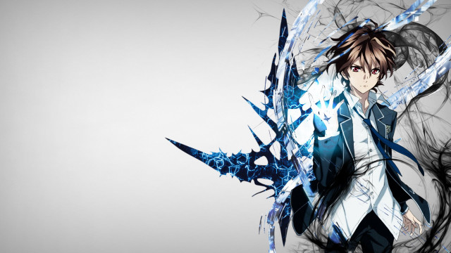 Man sword suit paint splatter free wallpaper for desktop - medium preview image