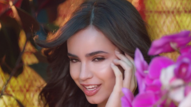 Woman smiling flower cellphone bokeh free wallpaper for desktop - medium preview image