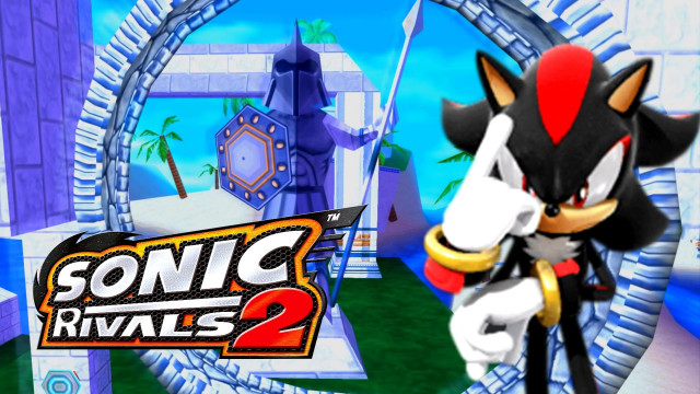 Sonic rivals2 character building clock free wallpaper for desktop - medium preview image
