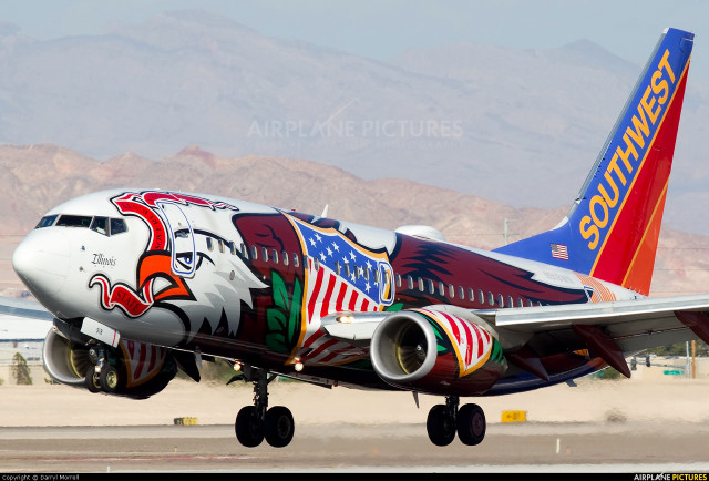 Colorful airplane taking off desert free wallpaper for desktop - medium preview image