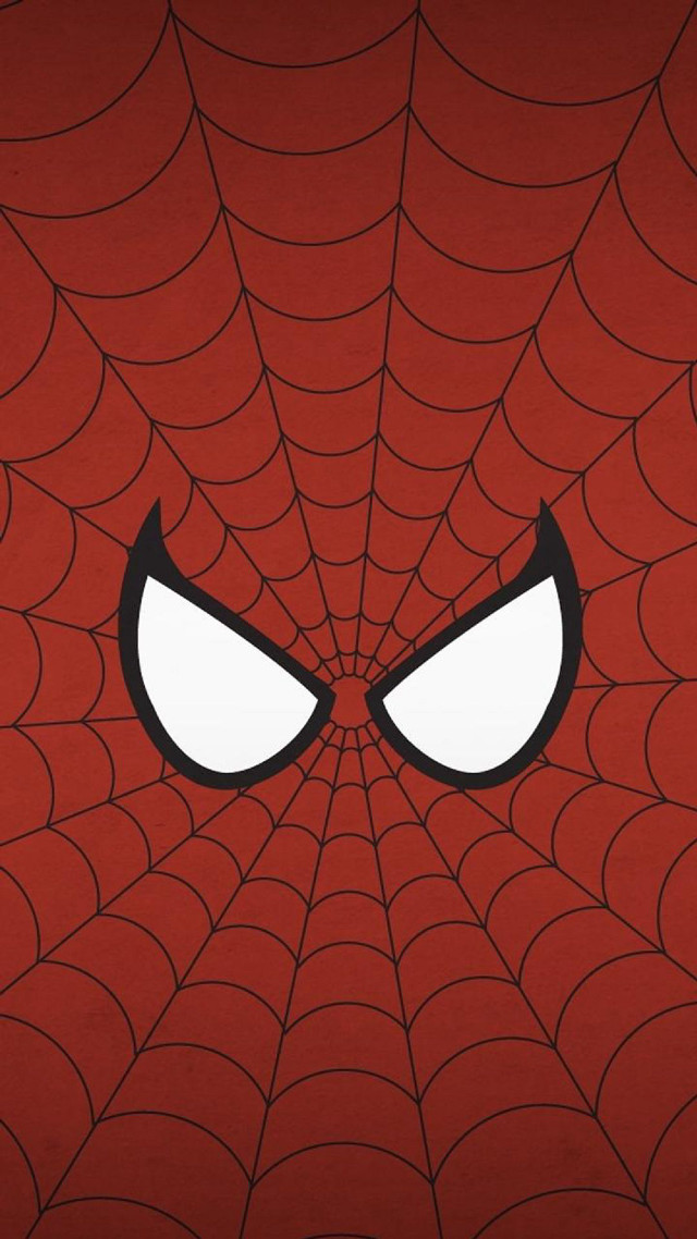 Spider man face eyes web #2 free wallpaper for mobile - medium preview image