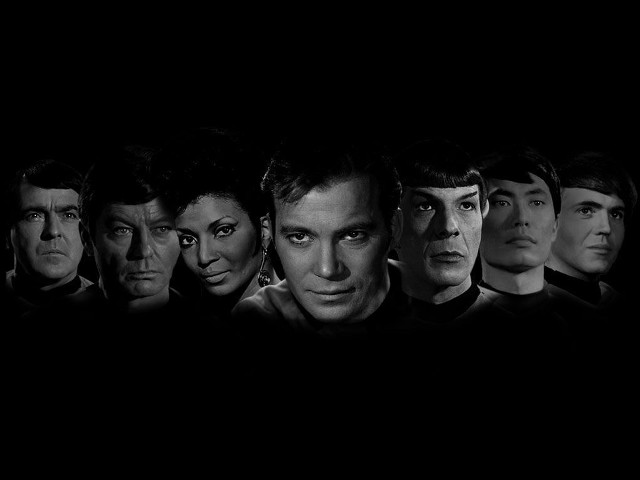 Men standing dark faces drawn free wallpaper for desktop - medium preview image