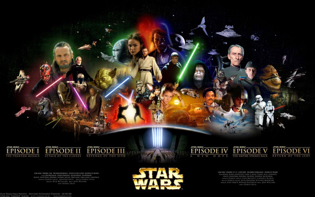 Star wars poster characters space #3 free wallpaper for desktop - medium preview image