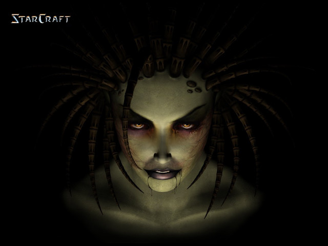 Starcraft creepy character hair face free wallpaper for desktop - medium preview image