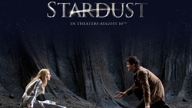 Man woman sitting tree stardust free wallpaper for desktop - medium preview image