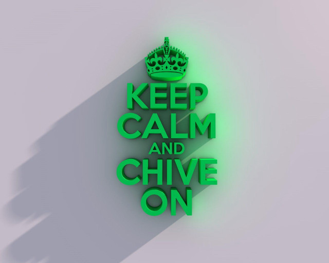 Keep calm chive wall shadow free wallpaper for desktop - medium preview image