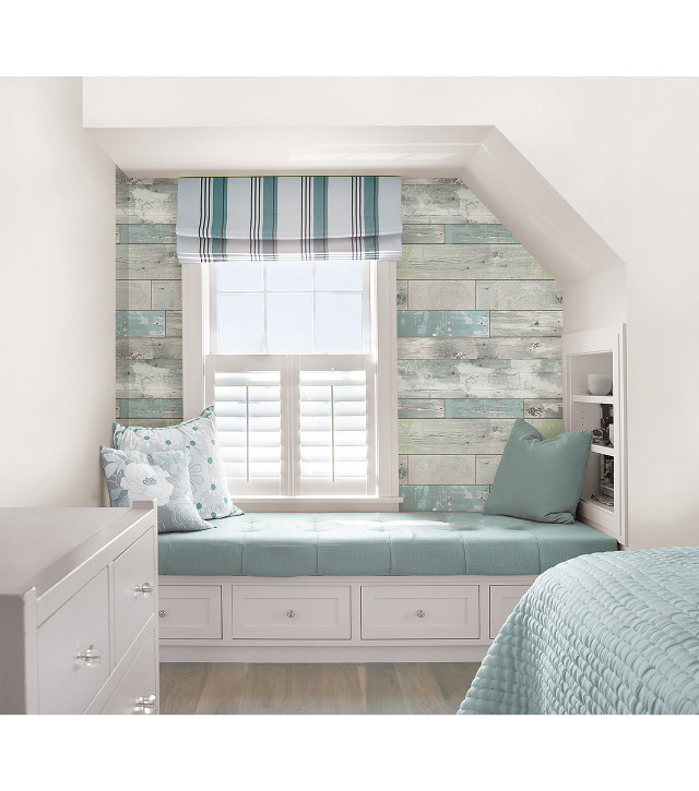 Bedroom window seat bed blue free wallpaper for tablet - medium preview image