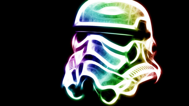 Star wars helmet multicolored background free wallpaper for desktop - medium preview image