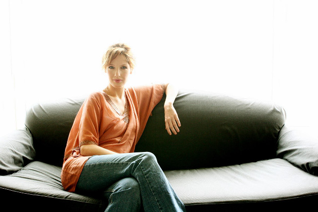 Woman couch window black cushion free wallpaper for desktop - medium preview image