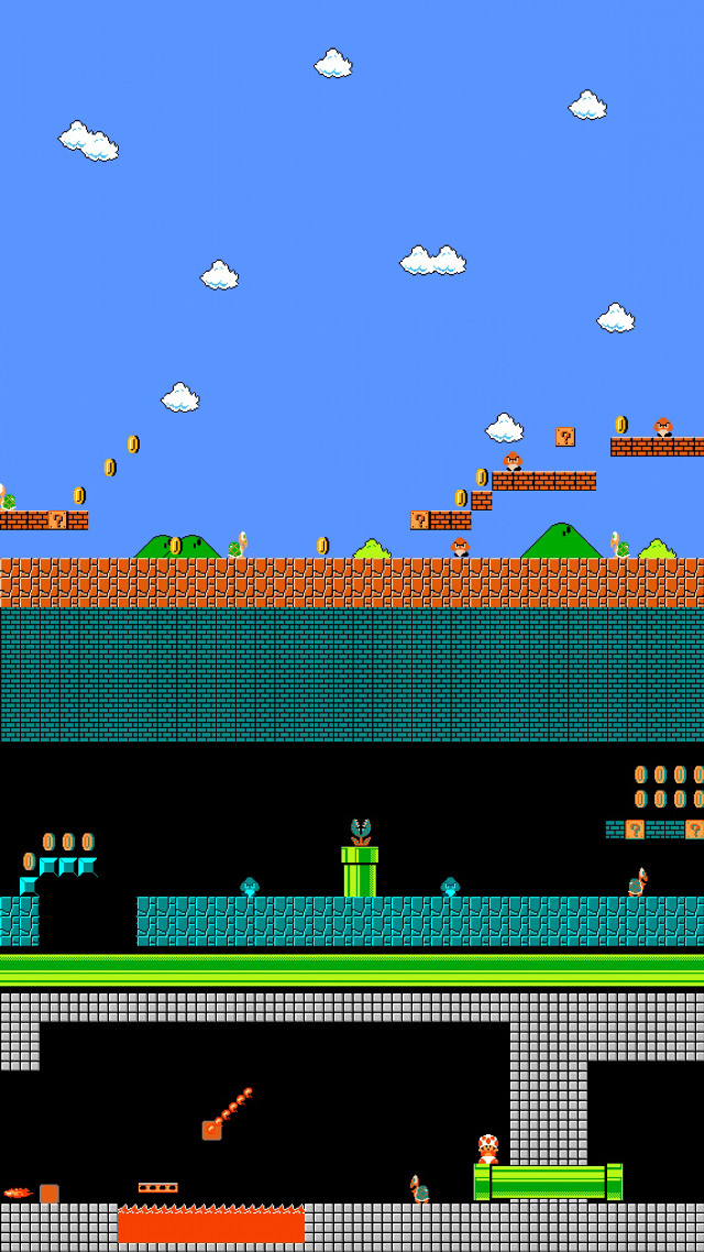 Video game bridge sky clouds free wallpaper for mobile - medium preview image