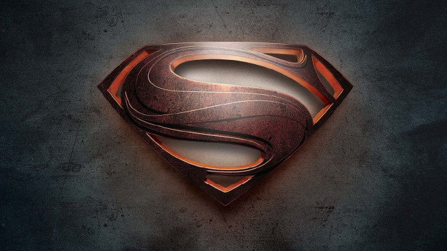 Superman logo dark background red #3 free wallpaper for desktop - medium preview image