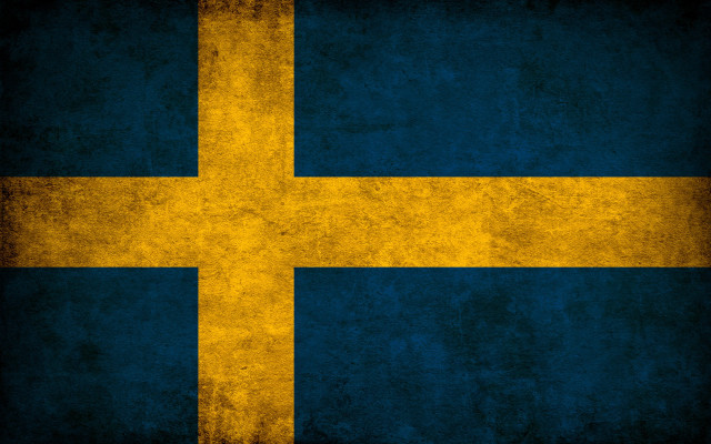 Grungy flag yellow cross blue #2 free wallpaper for desktop - medium preview image