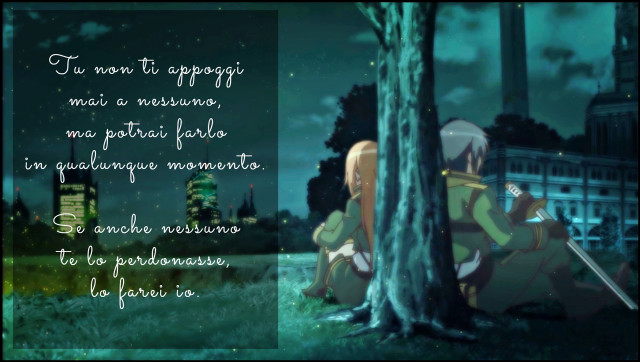 Couple tree night city quote free wallpaper for desktop - medium preview image