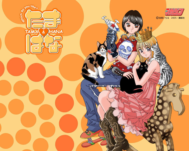 Cartoon man woman horse cats free wallpaper for desktop - medium preview image